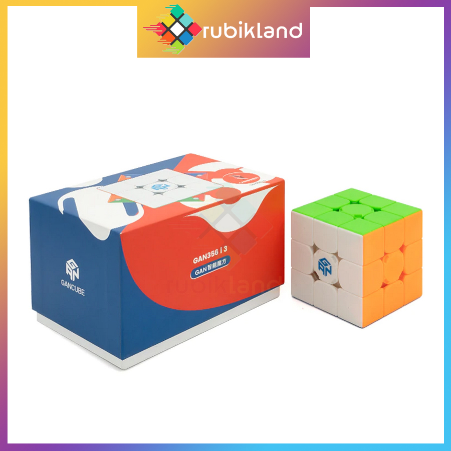 Rubik Gan i3 3x3 Rubic Gan356 i3 Smart Cube Kết Nối Bluetooth Với Điện Thoại Stickerless (Có Nam Châm)