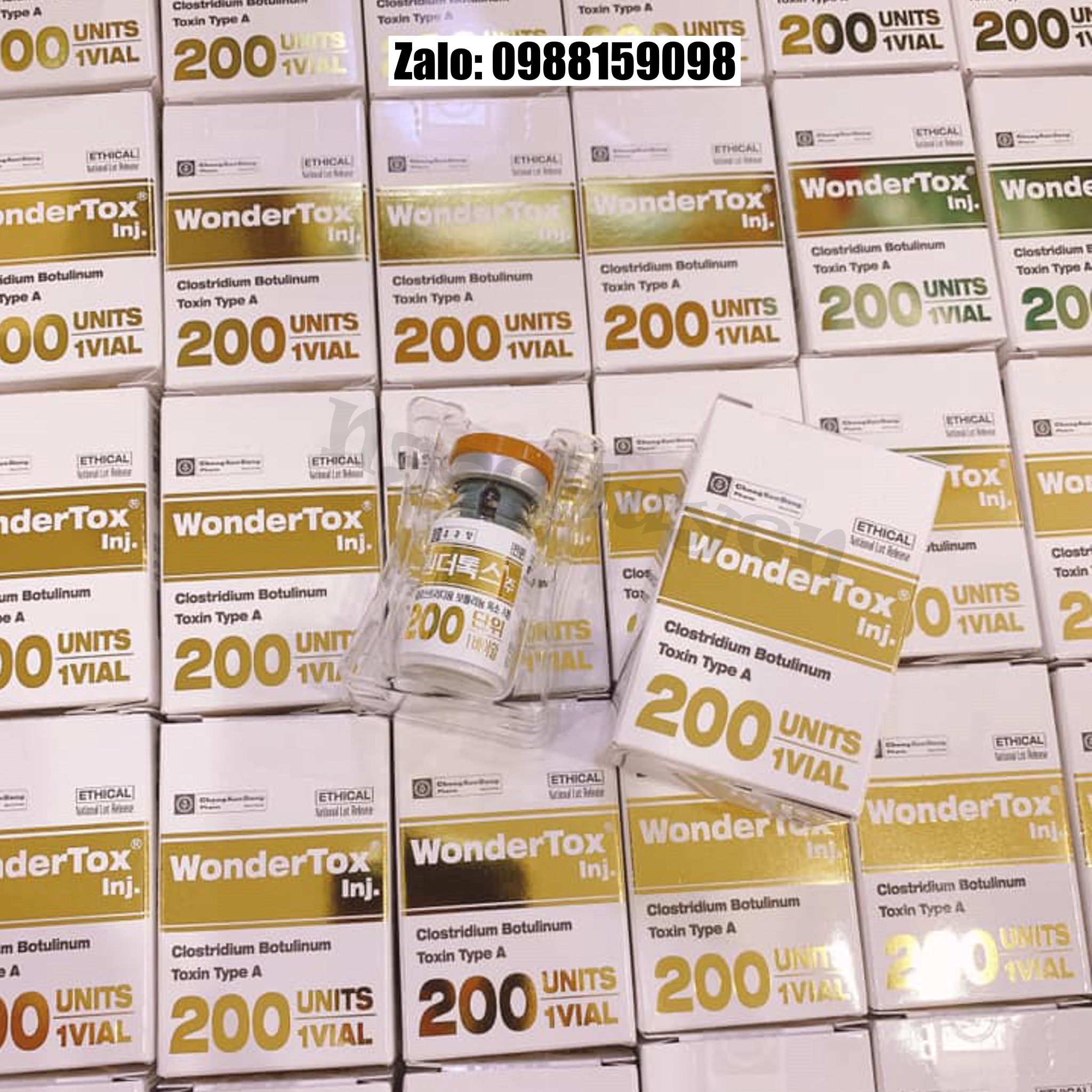 Botox Wondertox 200Units - Botox200 - Botox Hàn Quốc - Botox Chính Hãng - Thon gọn hàm