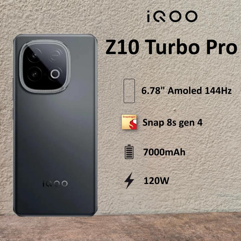 Điện Thoại iQOO Z10 Turbo Pro 12GB/256Gb Mới Fullbox