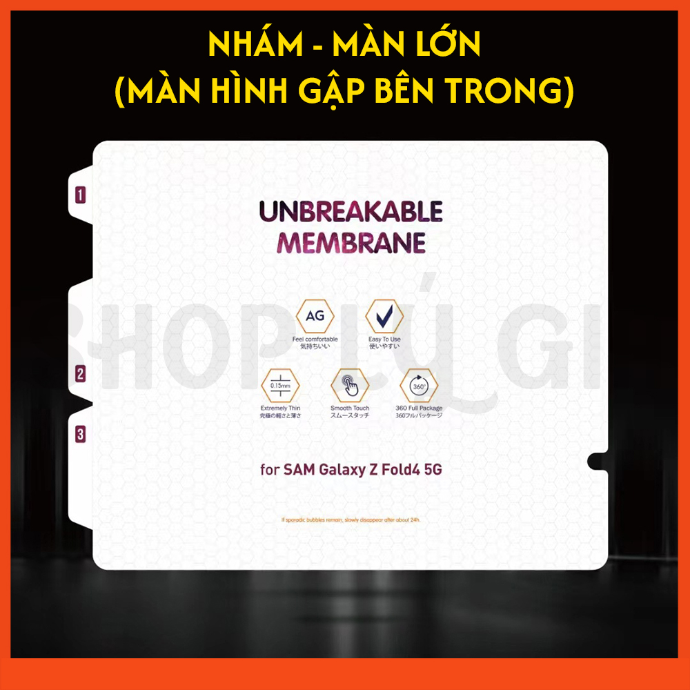 Miếng dán PPF cho Samsung Z Fold 7 / Fold 6 / Fold 5/ Fold 4 / Fold 3 / Fold 2 / Fold 1 (tặng kèm gạ