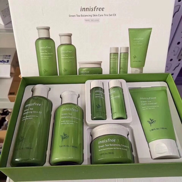 [HCM][New 2019] Set dưỡng trà xanh 6 món Innisfree Green Tea Balancing Skin Care Set cam kết hàng đúng mô tả chất lượng đảm bảo an toàn đến sức khỏe người sử dụng đa dạng mẫu mã
