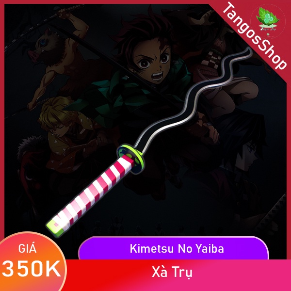 [ TẶNG QUÀ + FREESHIP ] Mô hình Kiếm Gỗ Kimetsu No Yaiba Viêm Trụ - Rengoku - Kiếm Thanh Gươm Diệt Q