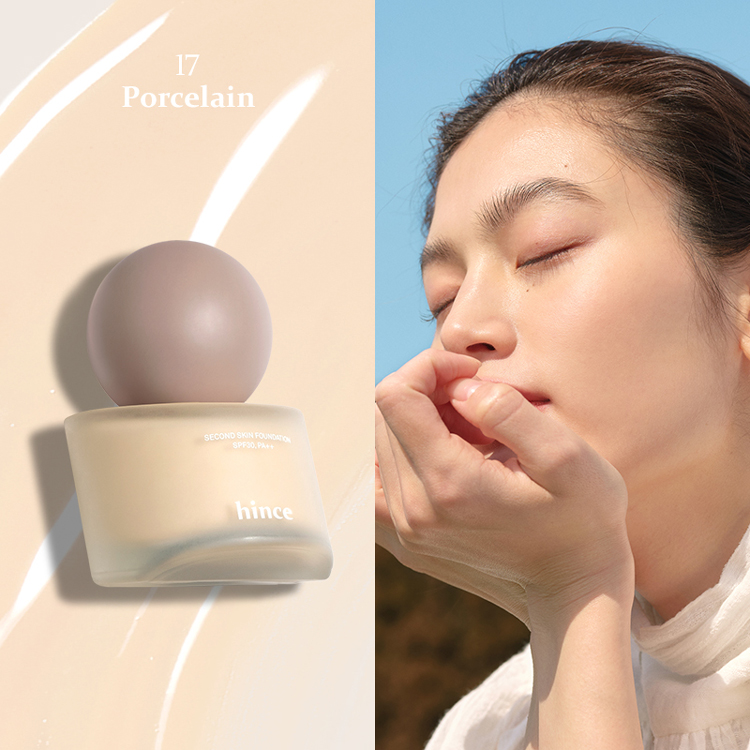 Kem Nền hince Second Skin Foundation 40Ml Che Phủ Hoàn Hảo SPF30 PA++