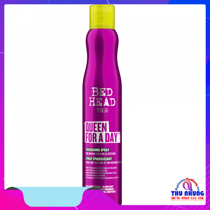 [Hcm]Xịt Tạo Phồng Và Làm Dày Tóc Tigi Bed Head Super Star Queen For A Day Thickening Spray