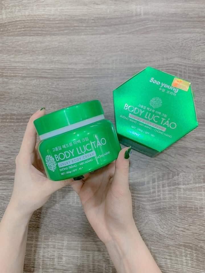 [Chính Hãng] Kem Body Lục Tảo SOO YOUNG KOREA – 250 Gram – Dưỡng Da Nâng Tone Thần Tốc