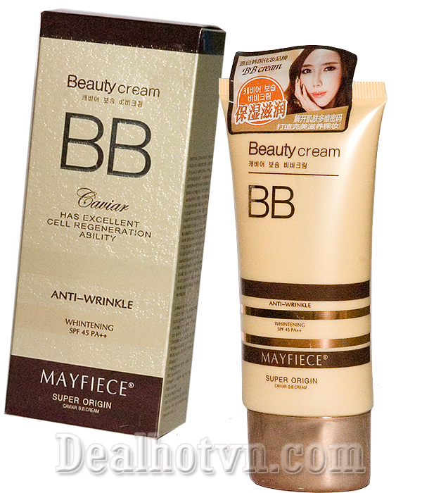 Beauty cream BB Collagen Taviar HAS EXNT CELL REGENERATION ABILITY  ANTI WRINKLE WHINTENING SPF 45 ++ HÀN QUỐC 60ML