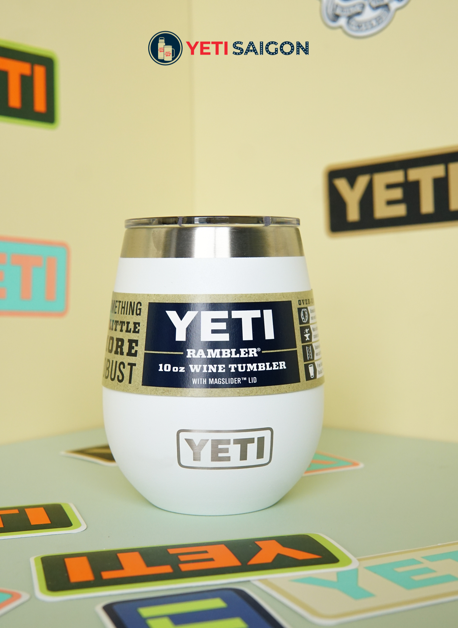 Ly giữ nhiệt cao cấp YETI Trứng 10oz Chính Hãng Mỹ -  Thép Không Gỉ An Toàn Sức Khỏe