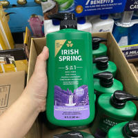 Sữa tắm Irish Spring 5 in 1 Body Wash & Shampoo 887ml Hàng Nhập Mỹ