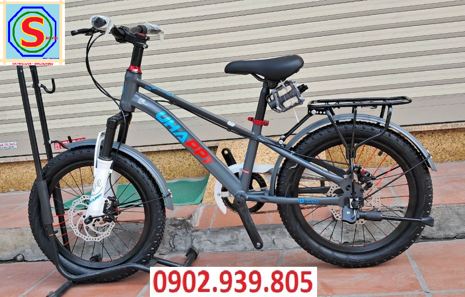 [LIÊN HỆ KHUYẾN MÃI SÂU] Xe đạp địa hình tre em UHAPPY 18-20-22 INCH