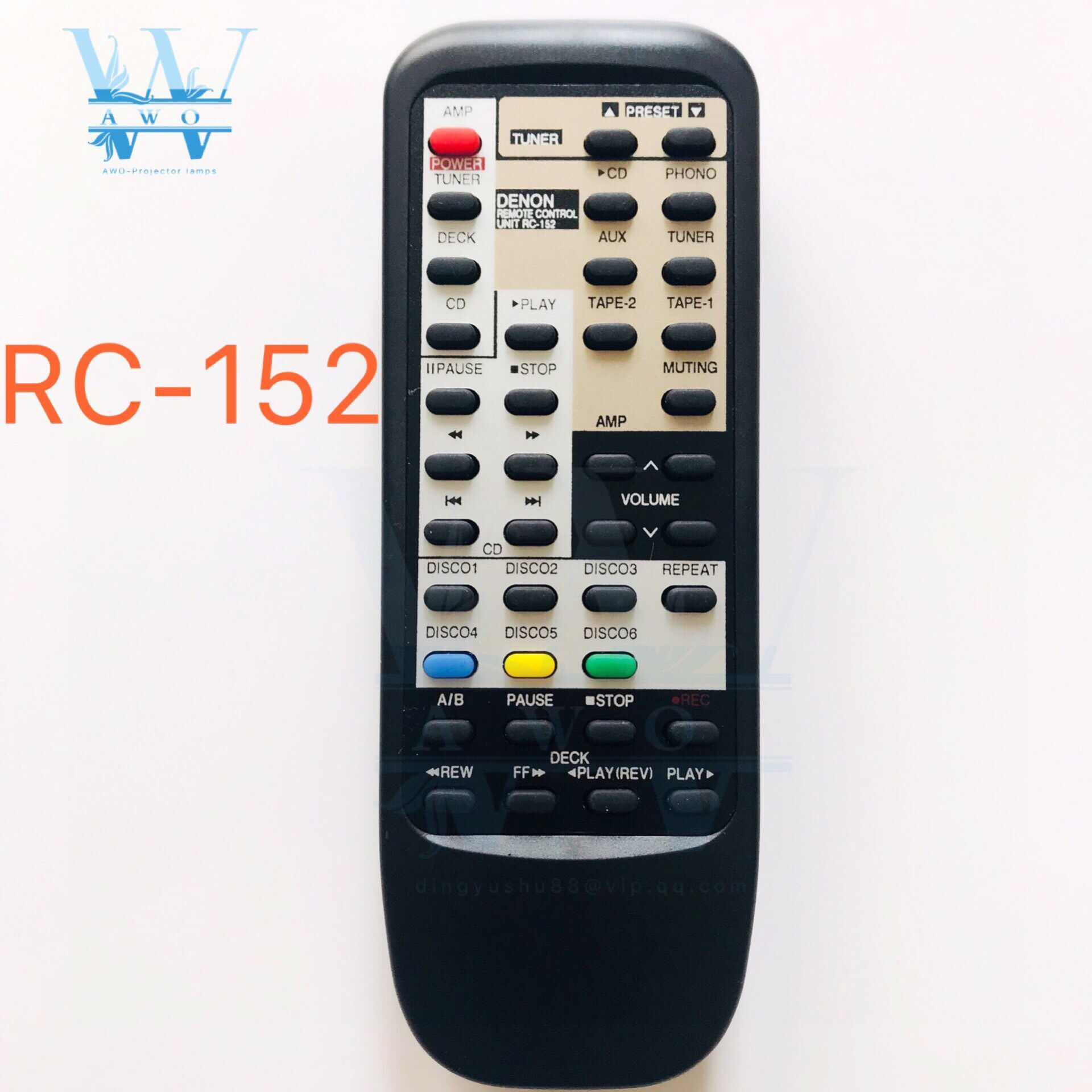 RC-152 Audio Power Amplifier Remote Control For Denon CD Remote Controller PMA-680R PMA-735 PMA-880R