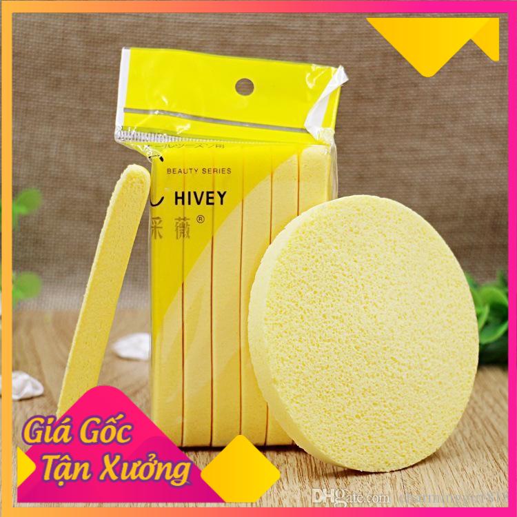 Hàng Hot Trend 2021 Gói 12 Thanh Bông Mút Bọt Biển Rửa Mặt Dạng Nén Chivey