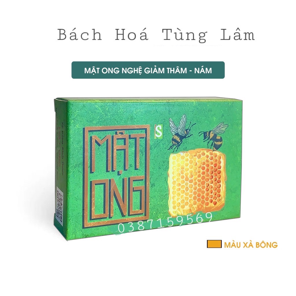 Xà Bông Nghệ Mật Ong Giảm Thâm Sáng Da Tự Nhiên Xà Bông HandMade 100gram