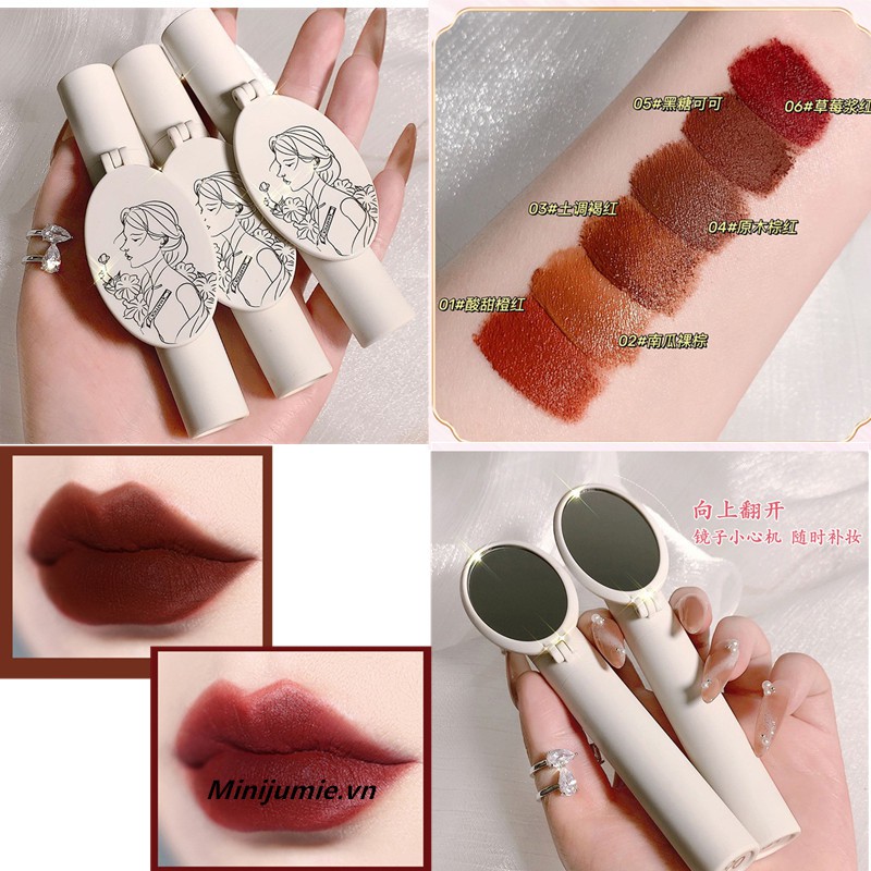 Son Bóng Maffick Có Gương Lấp Lánh Dưỡng Ẩm Lâu Trôi