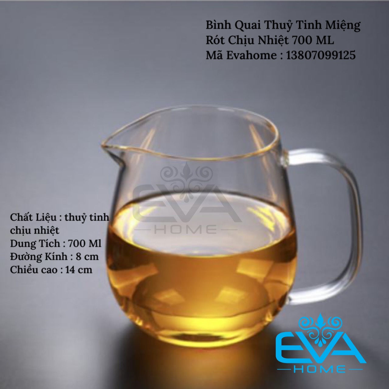 Bình Lọc Trà Thuỷ Tinh / Bình Pha Trà Kèm Lõi Lọc Thuỷ Tinh Chịu Nhiệt Cao Cấp Duck Bill Teapot 550 