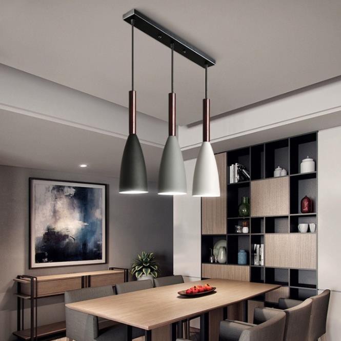 [HCM]Đèn thả bàn ăn cao cấp 3 bóng sơn tĩnh điện YAHINO