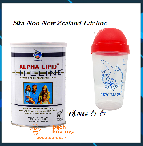 Sữa Non Alpha Lipid Lifeline New Zealand Hộp 450g