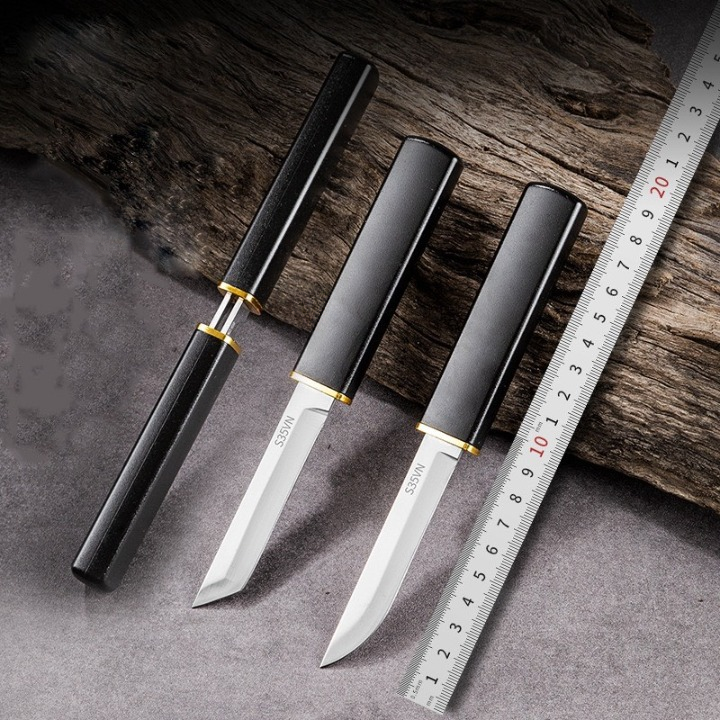 Dao nhật thiết kế nhỏ gọn dễ dàng mang đi dao dài 22cm . Dao gọt hoa quả có vỏ đựng dao. Dao mẫu mới