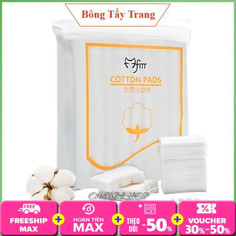 Bông tẩy trang 3 lớp Cotton Pads túi 222 miếng