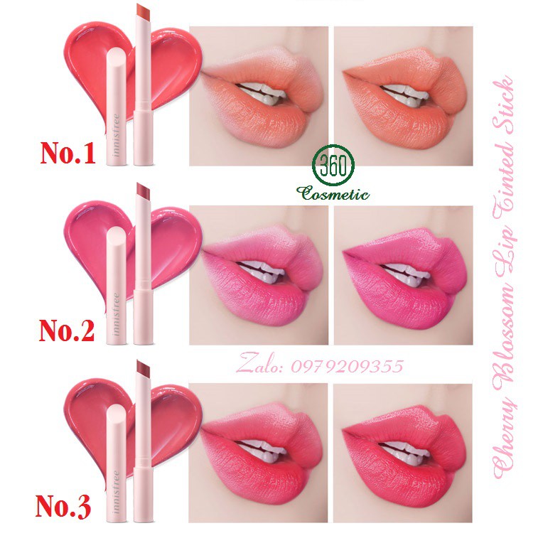 [New 2020] Son Môi Innisfree Cherry Blossom Lip Tinted Stick 0.85 G Chất Lượng Đảm Bảo An Toàn Đến Sức Khỏe Người Sử Dụng Cam Kết Hàng Đúng Mô Tả