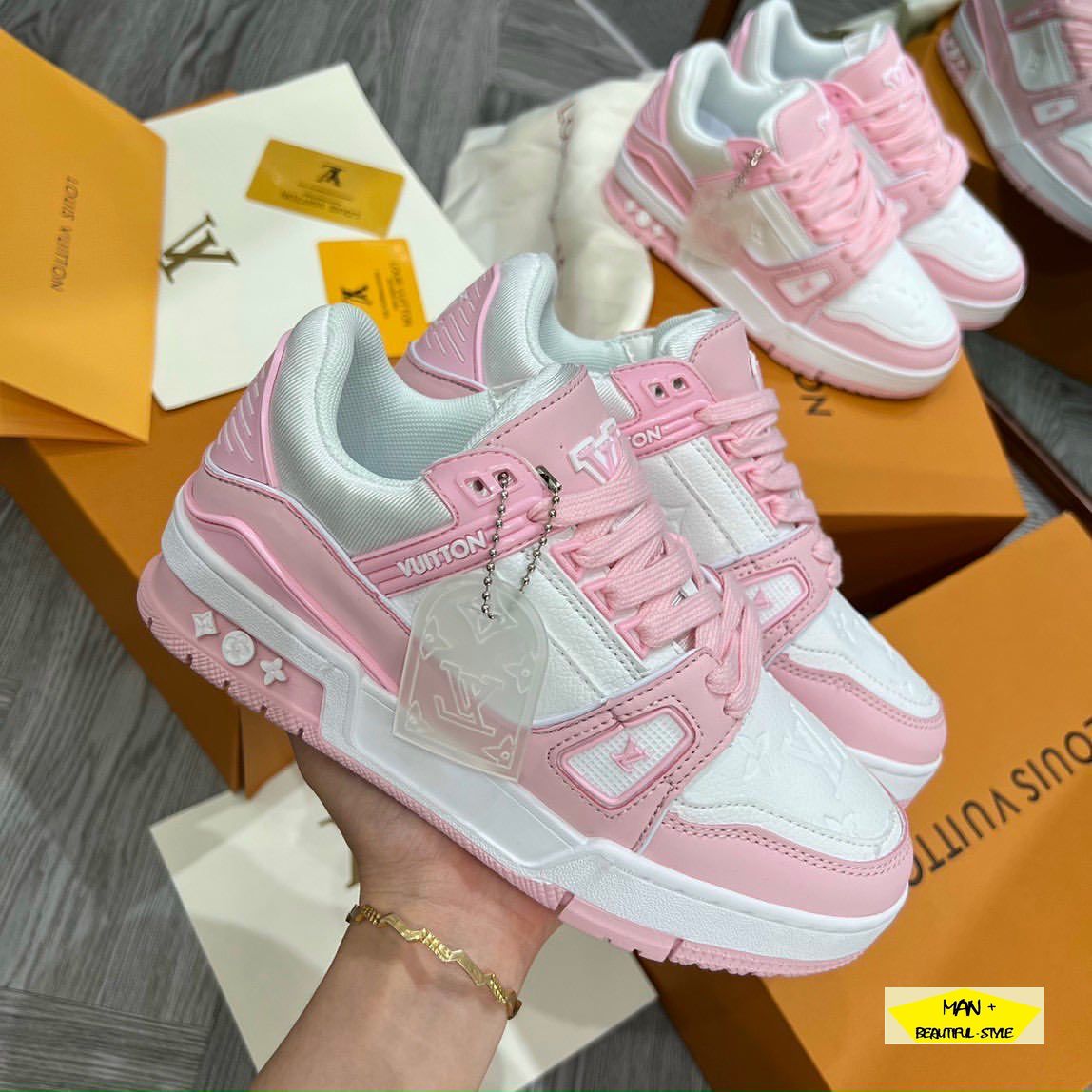 Time Out Trainers  Luxury Pink  LOUIS VUITTON