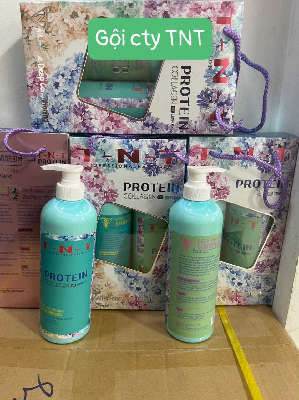 [FREESHIP MAX ] CẶP DẦU GỘI XẢ  PROTEIN TNT 750ML/CHAI LÀM SẠCH CUNG CẤP DƯỠNG CHẤT COLLAGEN CHO TÓC THÊM DÀY NGĂN RỤNG TÓC PHỤC HỒI HƯ TỔN TÓC