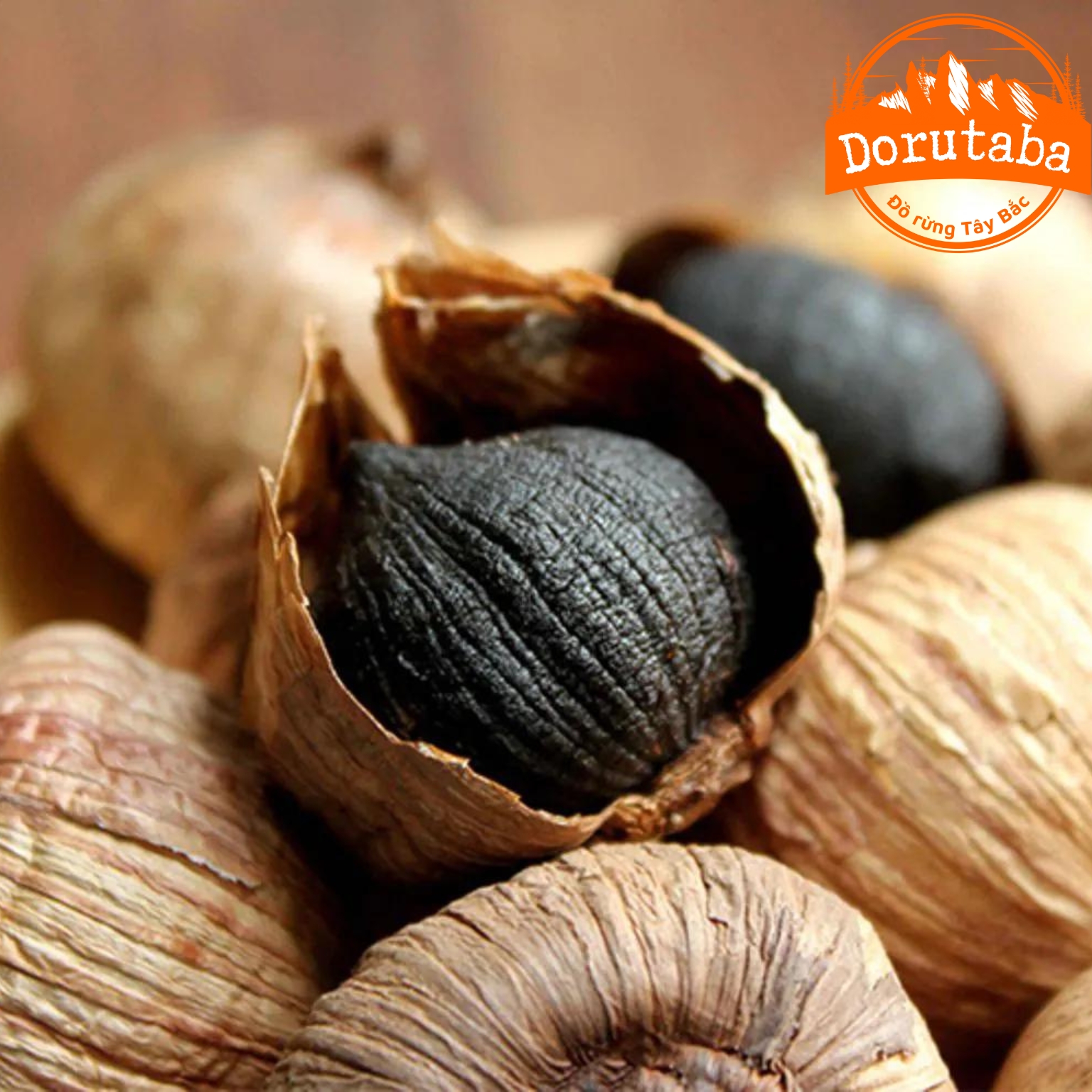 Tỏi đen cô đơn loại 1 tỏi đen một nhánh Yên Châu Sơn La (túi lọ 500g) đặc sản tỏi đen 1 nhánh Tây Bắ