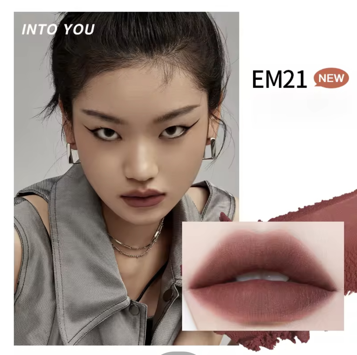 [Thanh lý] Son Môi Cực Mịn INTO YOU Chính Hãng Chất Nhung Lì 100% Chất Lượng Cao EM03