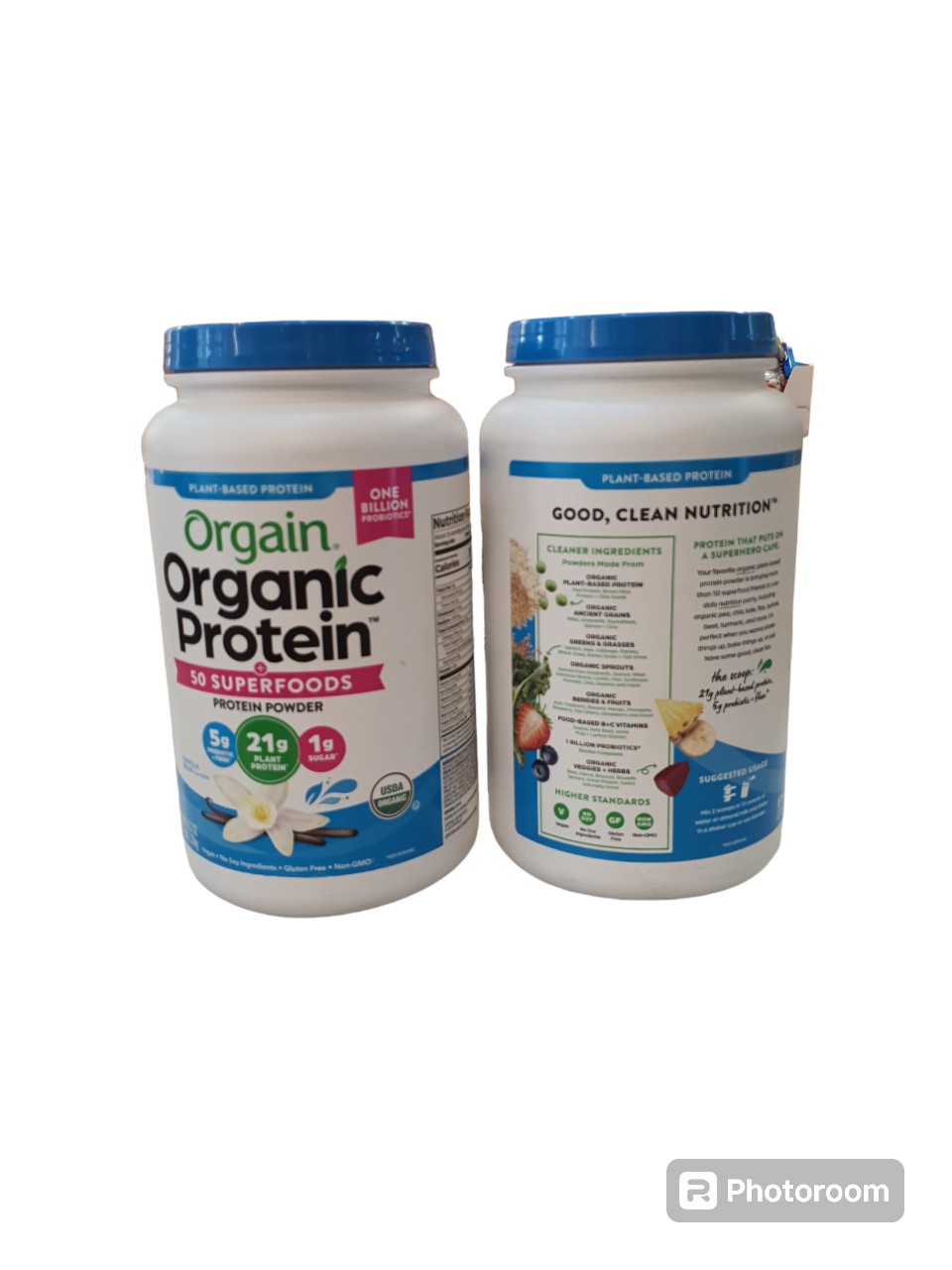 Bột Protein Hữu cơ Orgain Organic Protein 1.22kg Vị Vanilla Của Mỹ
