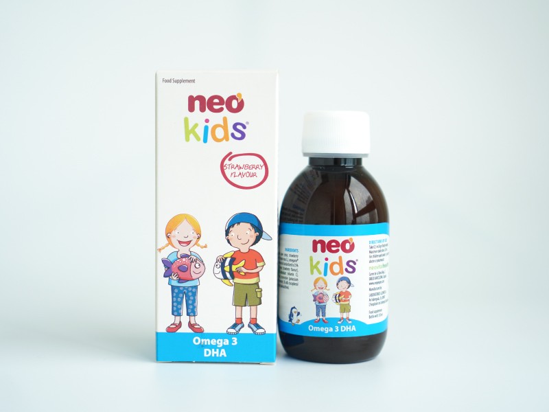 [Giảm 50%] Neo kids omega 3 bổ sung DHA Vitamin D3 A E  cho trẻ sơ sinh trẻ nhỏ giúp phát triển trí não tăng cường thị lực Hộp 150ml