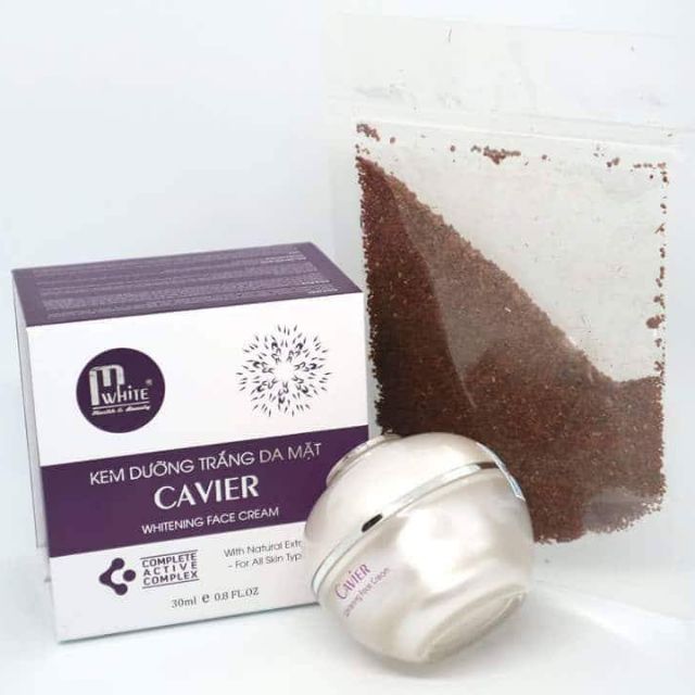 [HCM]Kem face thạch Cavier mwhite ( hết tặng hạt nguc hoa )