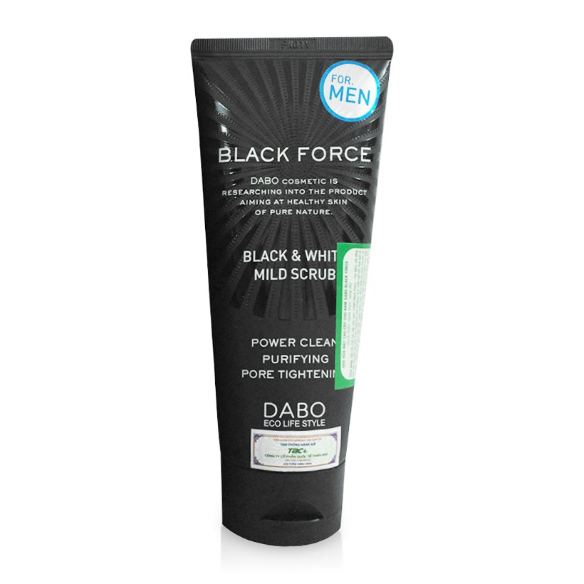 Sữa Rửa Mặt Dành Cho Nam Chính Hãng Hàn Quốc Ngừa Mụn Dabo Black Force