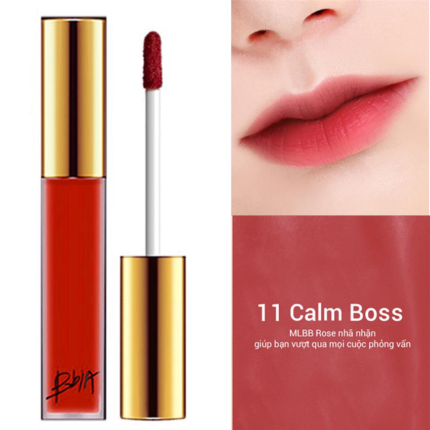 Son kem lì Bbia Last Velvet Lip Tint Hàn Quốc 5ml (#11 – Calm Boss)