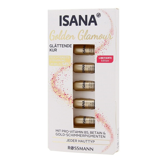 Tinh Chất Vàng Isana Golden Glamour - Trắng Da Mờ Nám (5X2Ml)