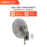 Quạt treo tường Nanoco model NWF1615RC-GR màu ghi (3 chế độ gió công suất 47W)