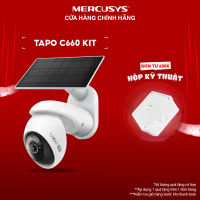 Camera Wi-Fi 4K Tapo C660 KIT | Pin Năng Lượng Mặt Trời AI Theo Dõi 360°