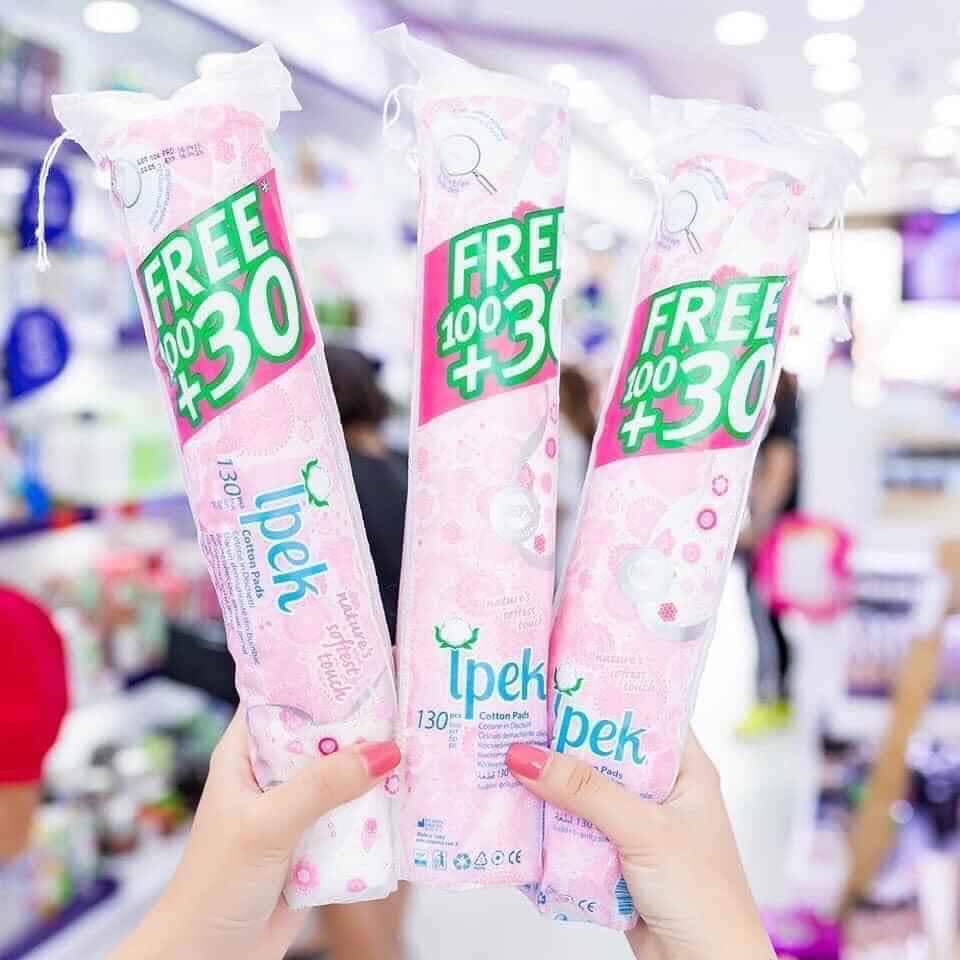 [HCM]BÔNG TẨY TRANG IPEK THỔ NHĨ KỲ 150M (120 +30M)