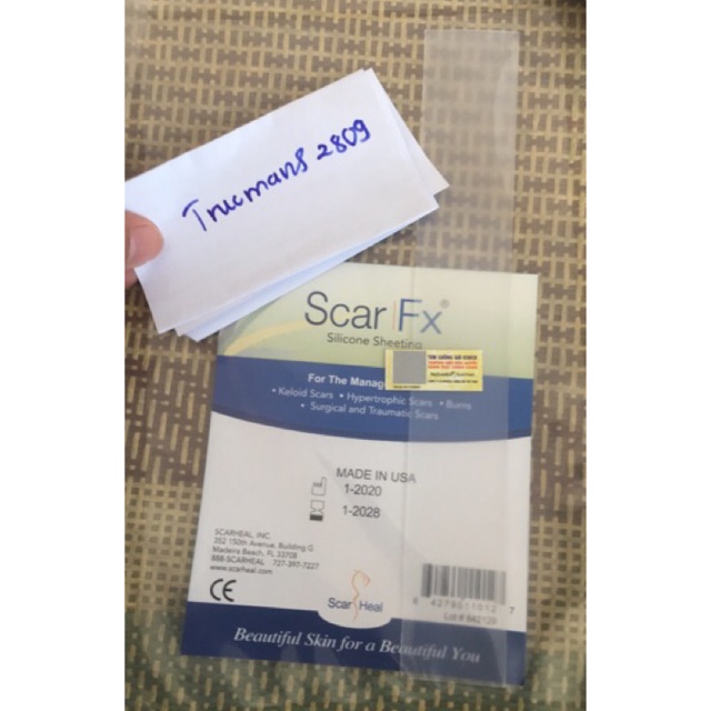 Tấm Dán Sẹo Lồi Scar Fx 3 X 20Cm Cho Seo Dai Chất Lượng Đảm Bảo An Toàn Đến Sức Khỏe Người Sử Dụng Cam Kết Hàng Đúng Mô Tả