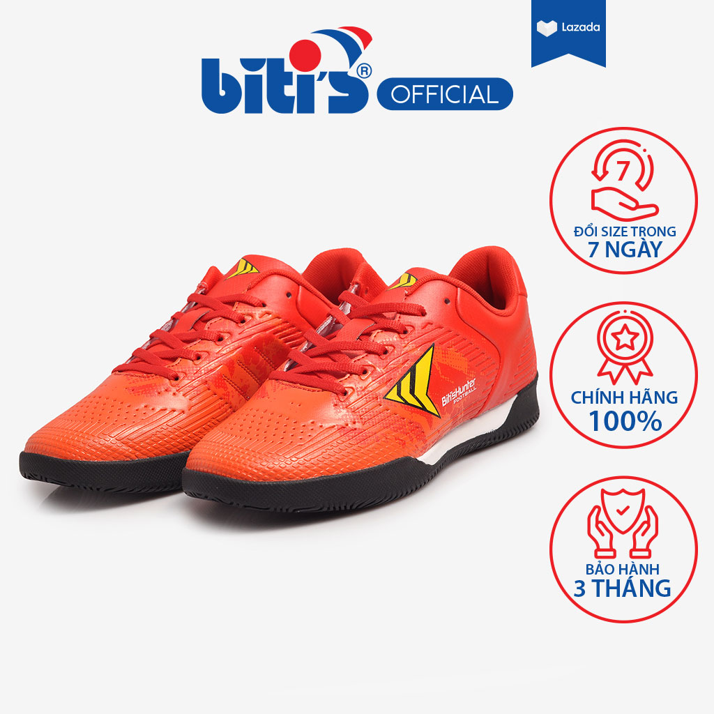 Giày Bóng Đá Nam Bitis Hunter Football Futsal DSMH11100DOO (Đỏ)