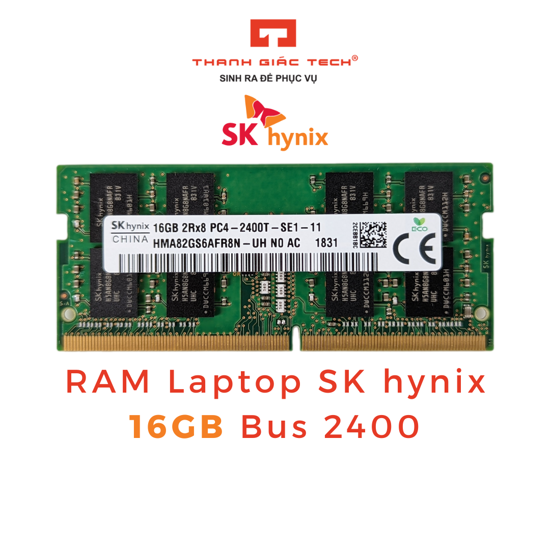 RAM Laptop SK hynix 16GB DDR4 Các Bus 2133 2400 2666 3200 - Bảo Hành 3 Năm