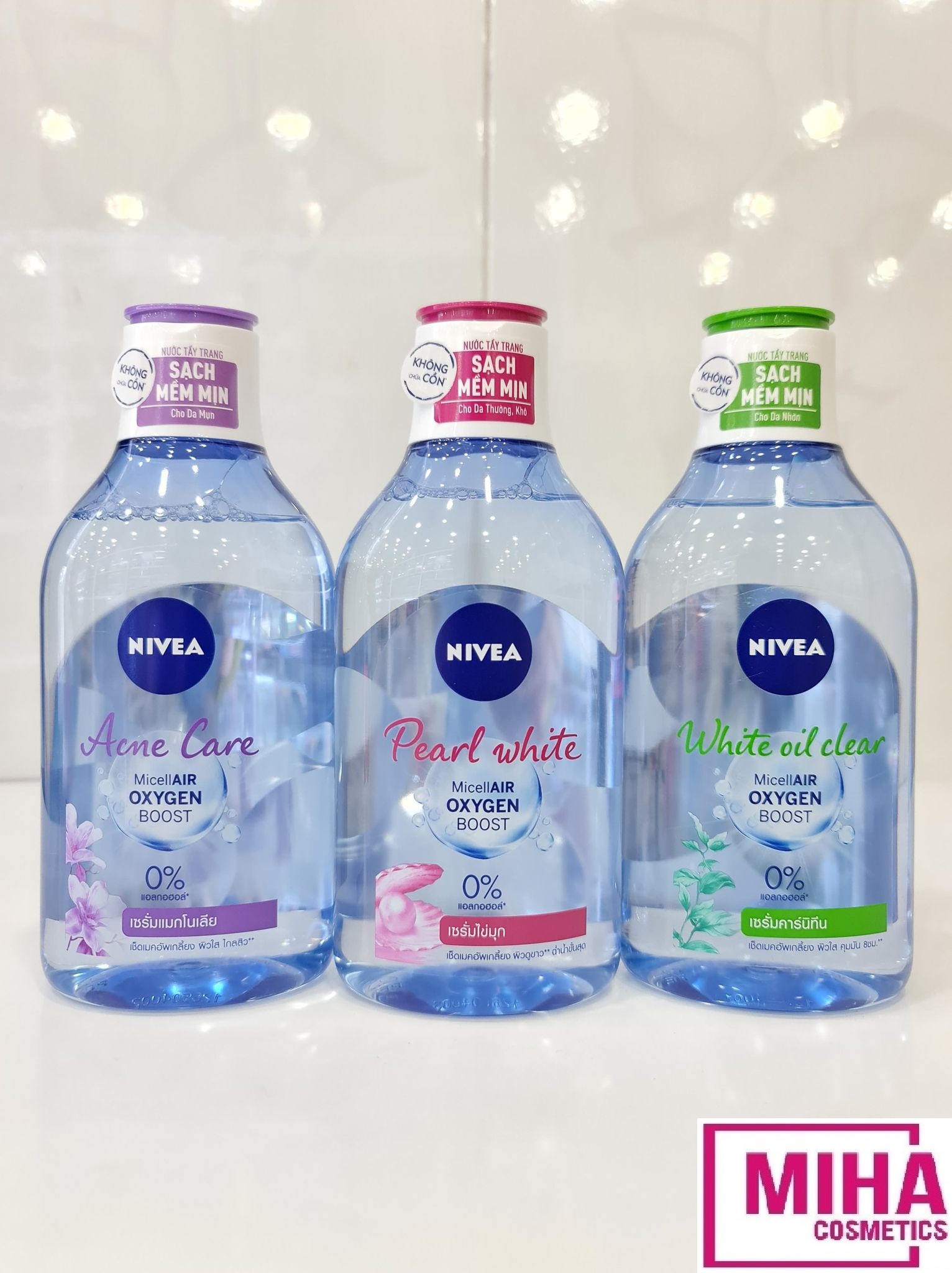 [Hcm]Nước Tẩy Trang Không Cồn Nivea 400Ml Thái Lan