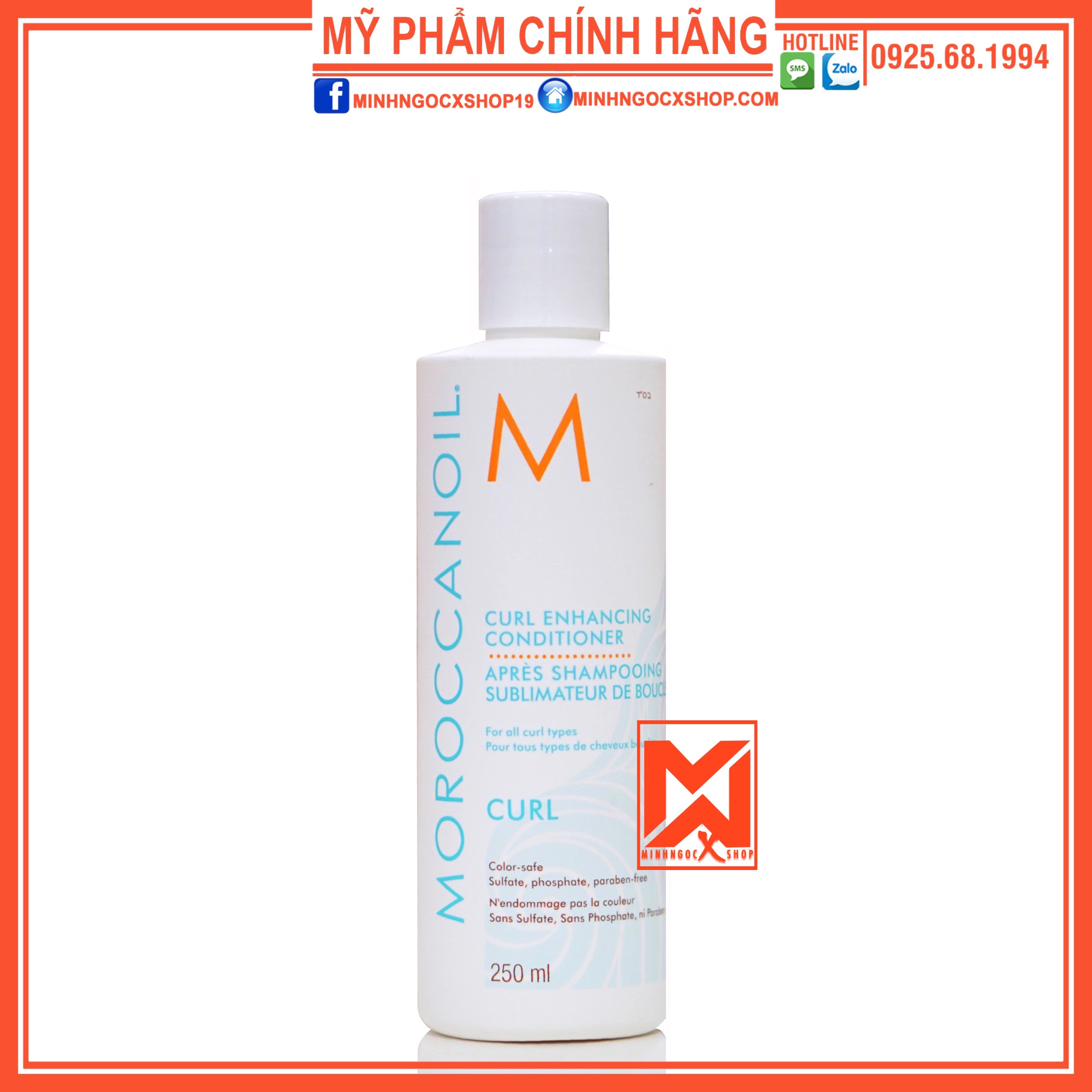 Dầu Xả Tăng Cường Sóng Xoăn Moroccanoil Curl Enhancing 250Ml Chính Hãng