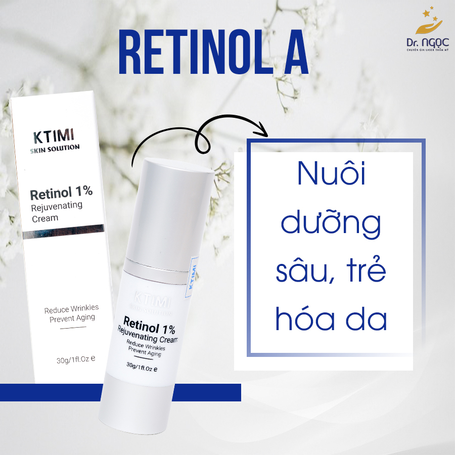 (Chính Hãng) Kem Retinol A Chống Lão Hóa Tàn Nhang Đồi Mồi Ngừa Mụn - Ktimi