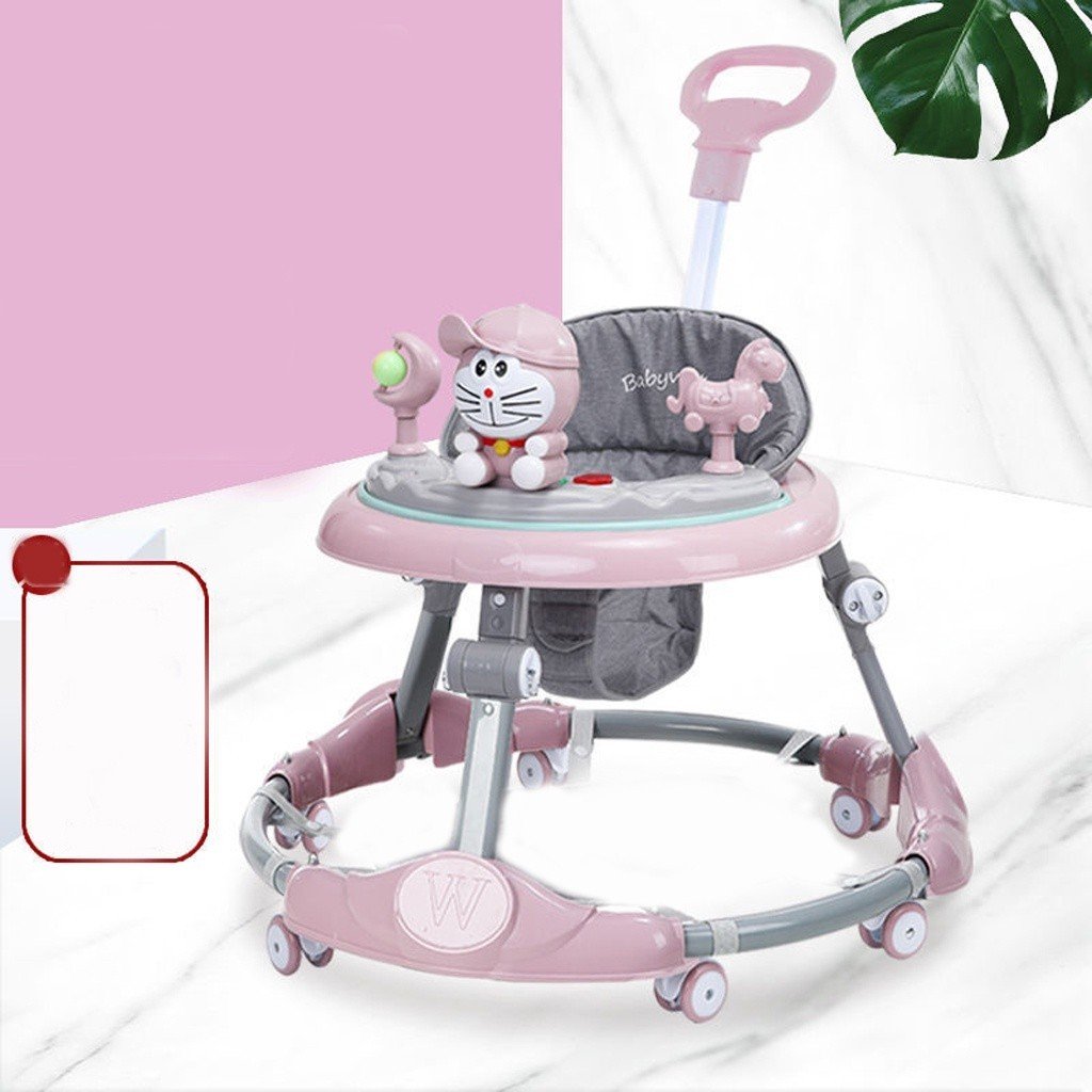 Xe tròn tập đi cho bé 2in1 có nhạc đèn vui nhộn kết hợp làm bàn ăn dặm cho bé BH 6 tháng