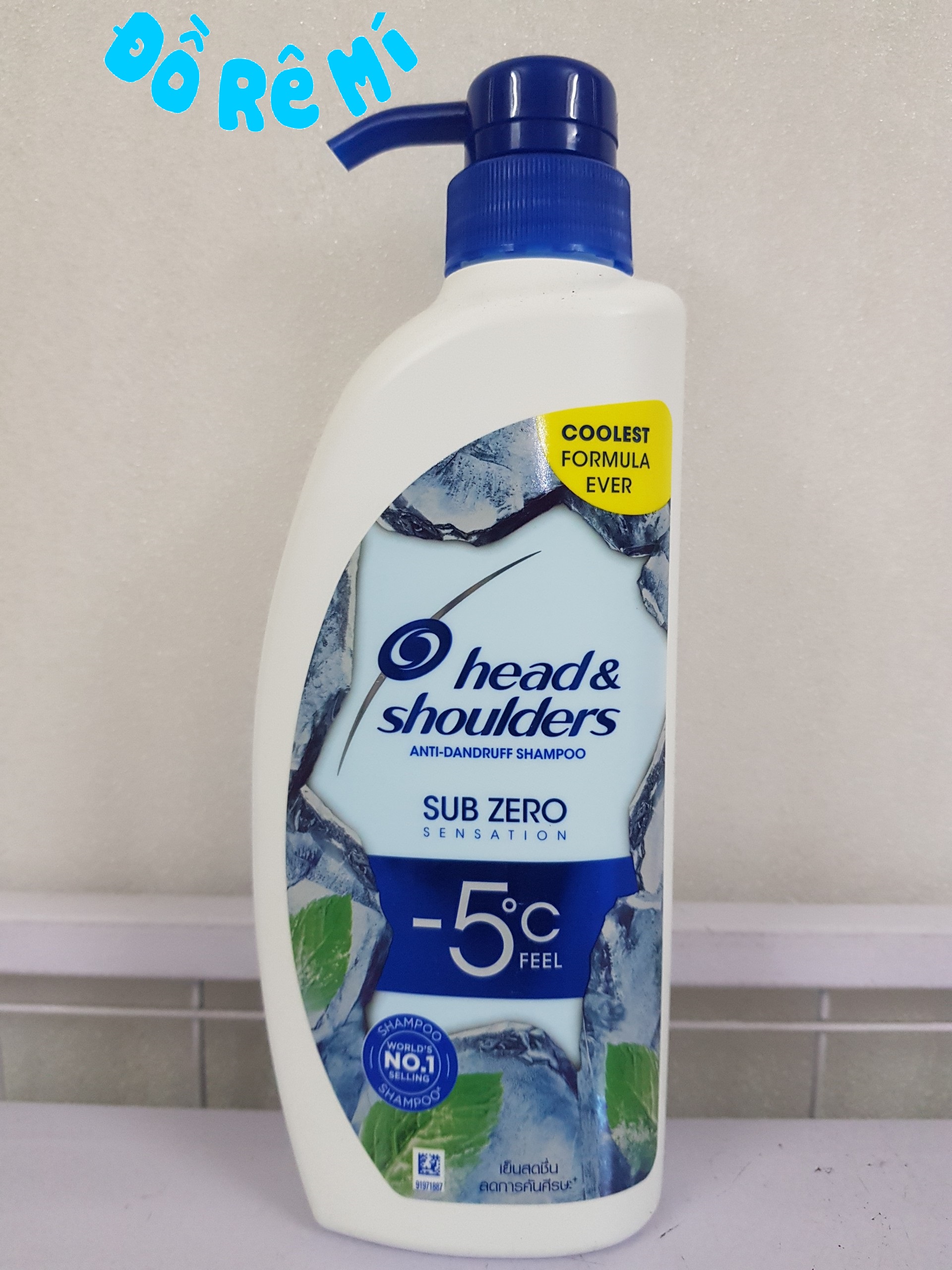 Dầu Gội Head And Shoulders 450Ml Bạc Hà Mát Lạnh Âm 5 Độ C