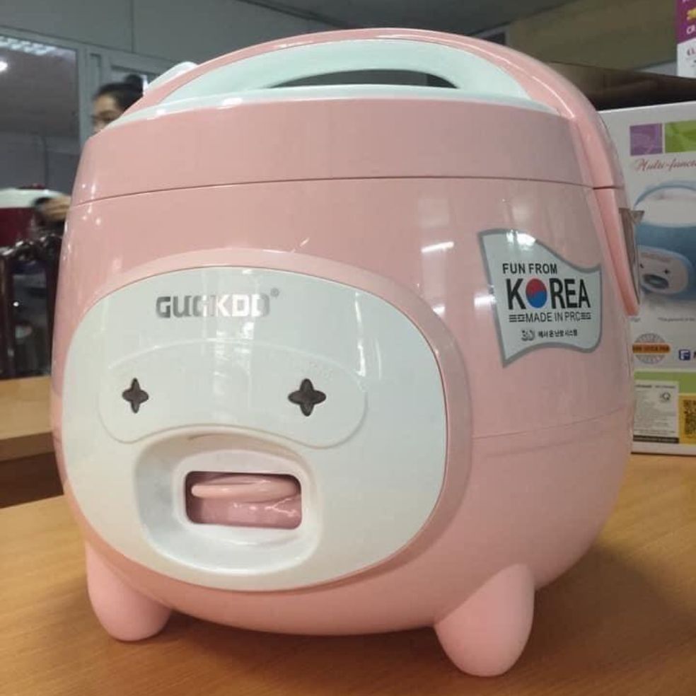NỒI CƠM ĐIỆN COOKU GK-182 1.8L. CÔNG NGHỆ NẤU 3D HÀNG SIÊU HIẾM NỒI SIÊU DÀY (Màu hồng)