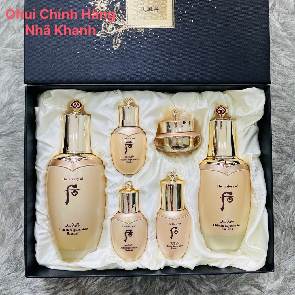 [Hcm]Bộ Tái Sinh Da Whoo Ultimate Rejuvenating Special Set 6Pcs Tái Sinh Da Chống Lão Hóa Dưỡng Trắng Giúp Da Mềm Mịn - Nhã Khanh Ohui