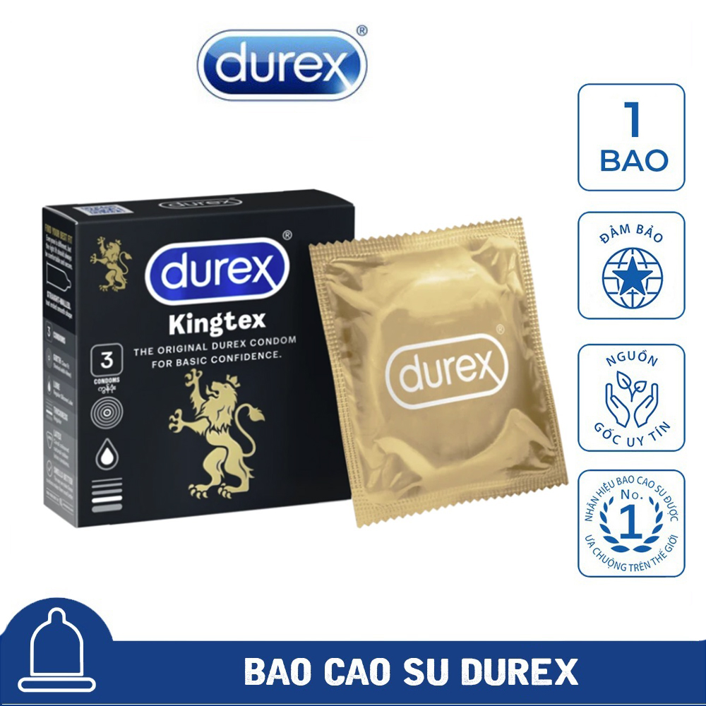 Bao Cao Su Durex Kéo Dài Thời Gian Quan Hệ - 01 Chiếc Freeship Che Tên Sản Phẩm