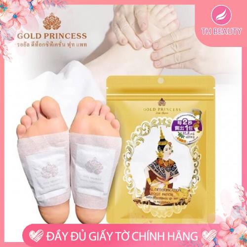 [Hcm][Chính Hãng] Bịch 10 Miếng Dán Thái Độc Chân Gold Princess