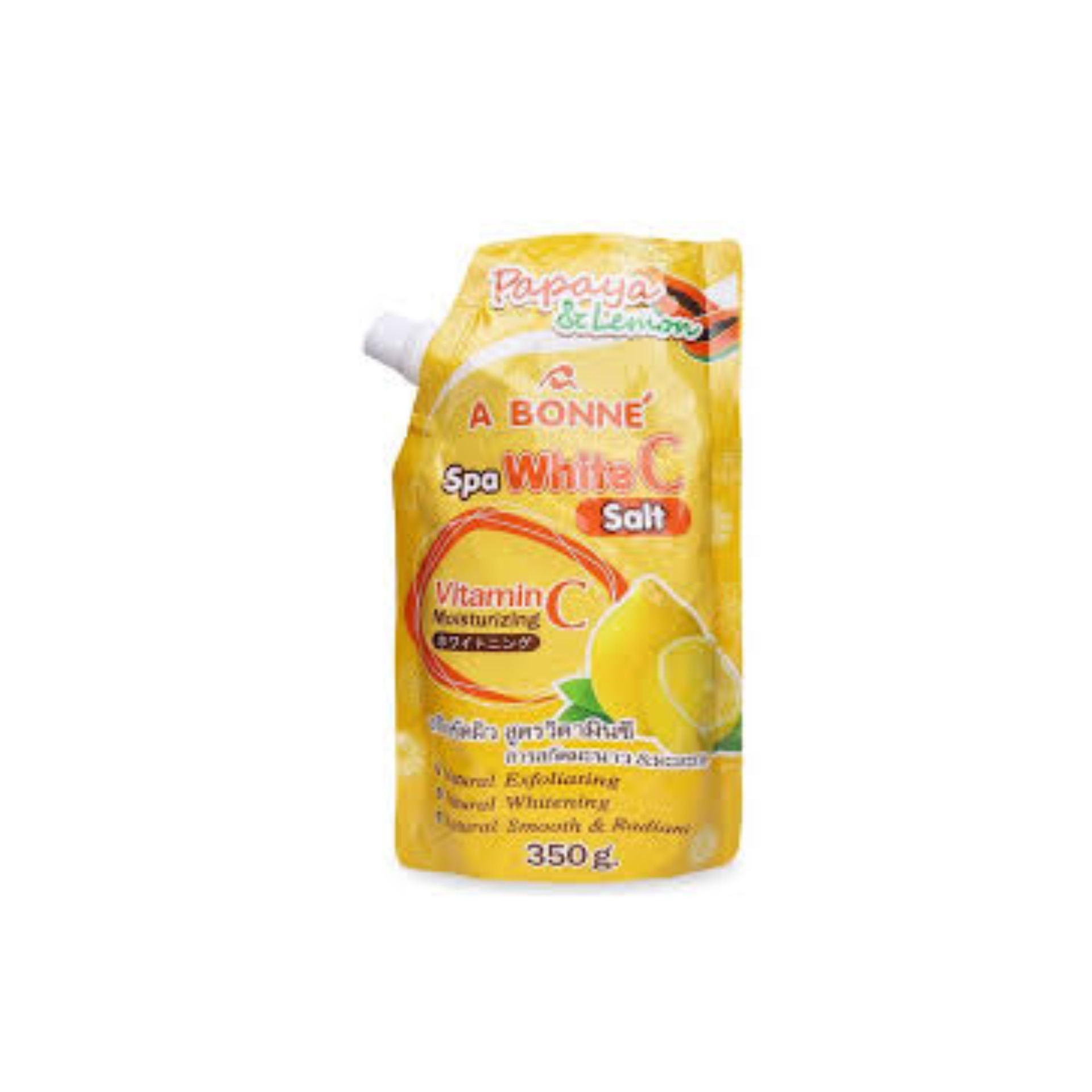 Bộ 3 Muối Tắm Sữa Bò Tẩy Tế Bào Chết A Bonne Spa Thái Lan - Vitamin C (350Gr X 3)