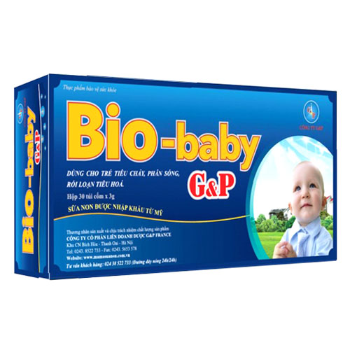 Bio - Baby G&P - Hỗ Trợ Tăng Cường Tiêu Hóa Và Hấp Thụ Chất Dinh Dưỡng